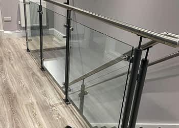  Glass & Stainless Handrail Staircase System In Leicester